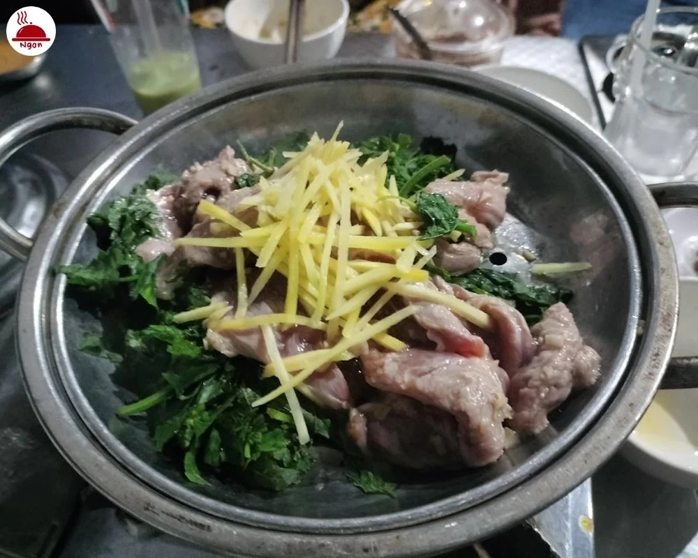 Món dê thơm ngon tại quán Lẩu Dê 87
