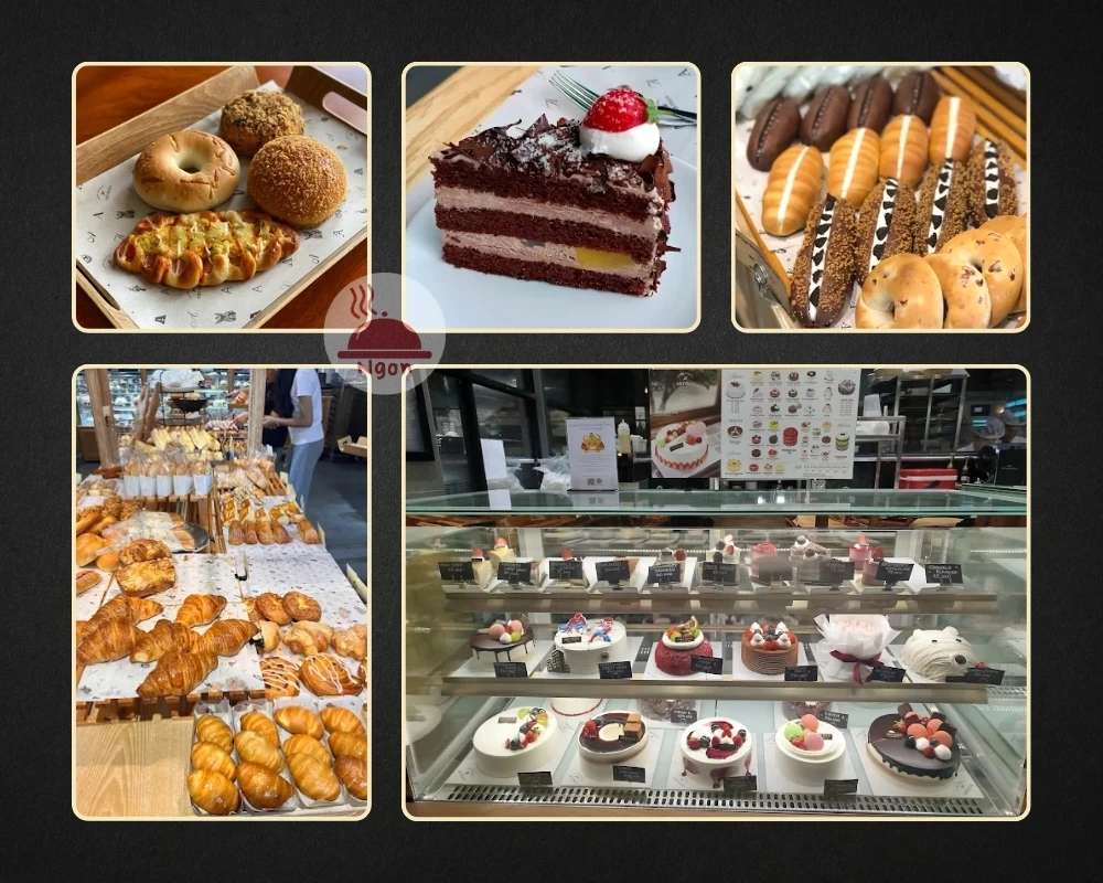 Các món bánh của tiệm bánh quận 7 Artisan