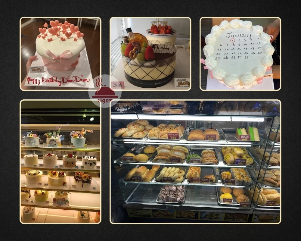 Các món bánh của tiệm bánh quận 7 Bánh Kem Thỏ Tây
