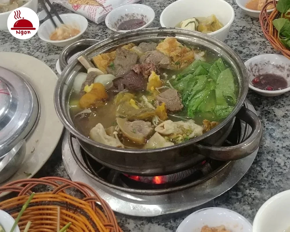 Món lẩu bò của quán lẩu bò quận 9 Bò Tơ Tây Ninh Năm Sánh Quyết Thắng