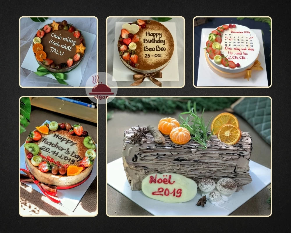 Các món bánh của tiệm bánh quận 7 Dolce Vita
