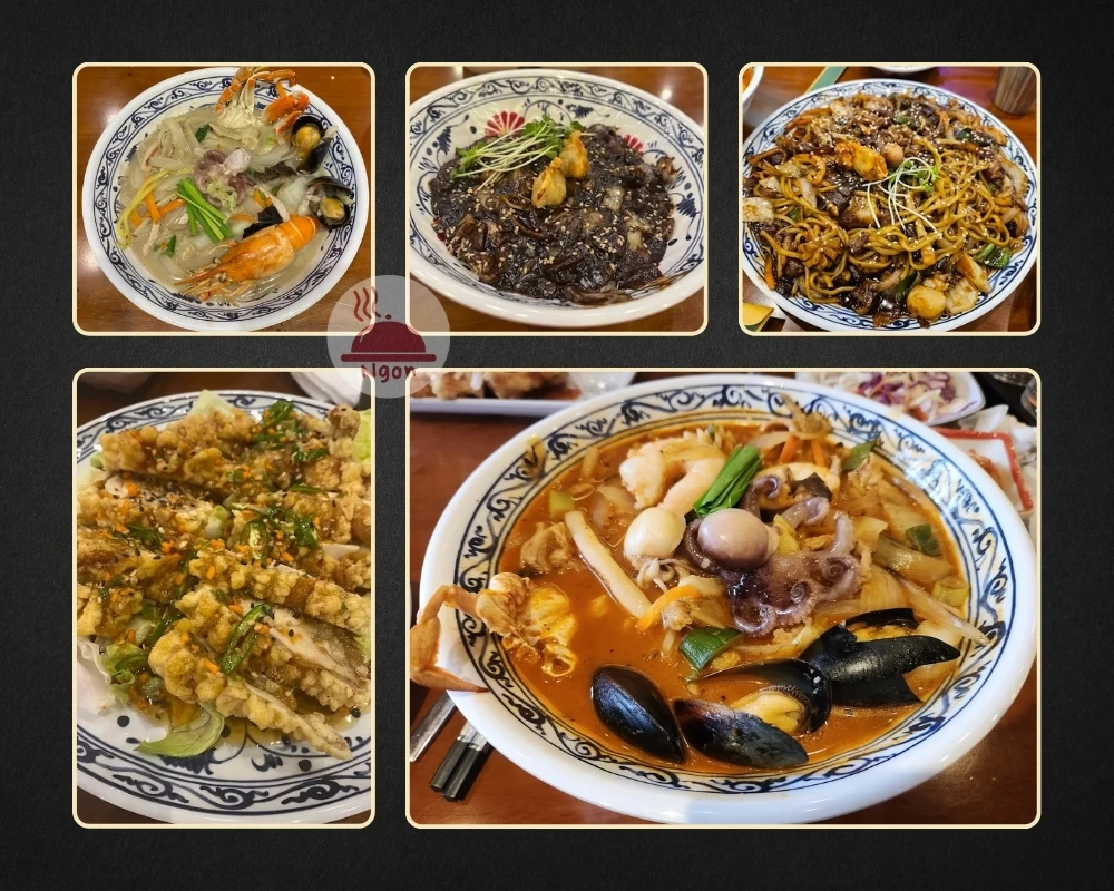 Một số món ăn của nhà hàng Doyajjambbong