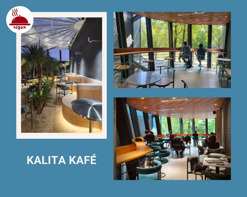 Quán cafe 24h Bình Thạnh - Kalita Kafé có không gian rất đẹp và đầy ấn tượng