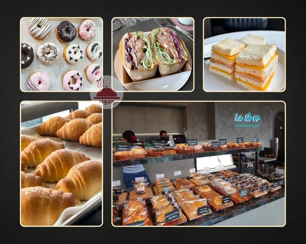 Các món bánh của tiệm bánh quận 7 Lashve Bakery