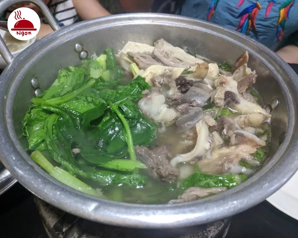 Món lẩu bò của quán lẩu bò quận 9 Lẩu bò A Tiến
