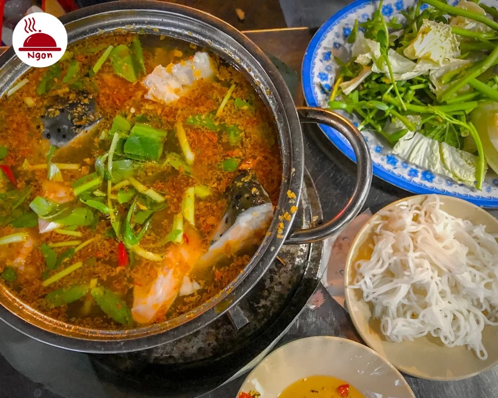 Món lẩu Thái hấp dẫn của quán Lẩu Cá 69K Tân Sơn Nhất