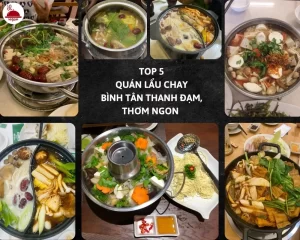 Món lẩu chay của các quán lẩu chay Bình Tân