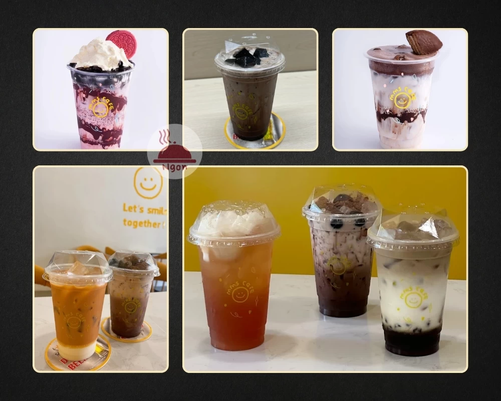 Một số món nước của quán cafe 24h Bình Thạnh - MMS Cafe