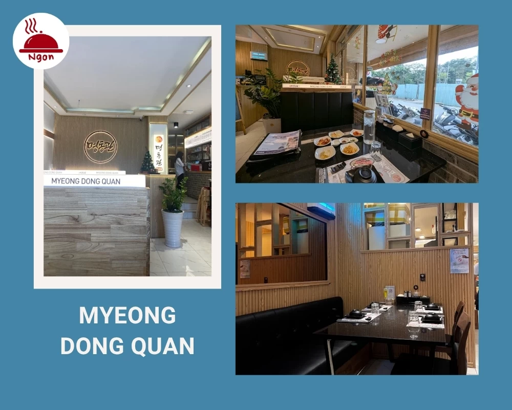 Không gian sang trọng, cao cấp của nhà hàng Hàn Quốc Myeong Dong Quan