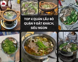 Các món lẩu bò của top 4 quán lẩu bò quận 9