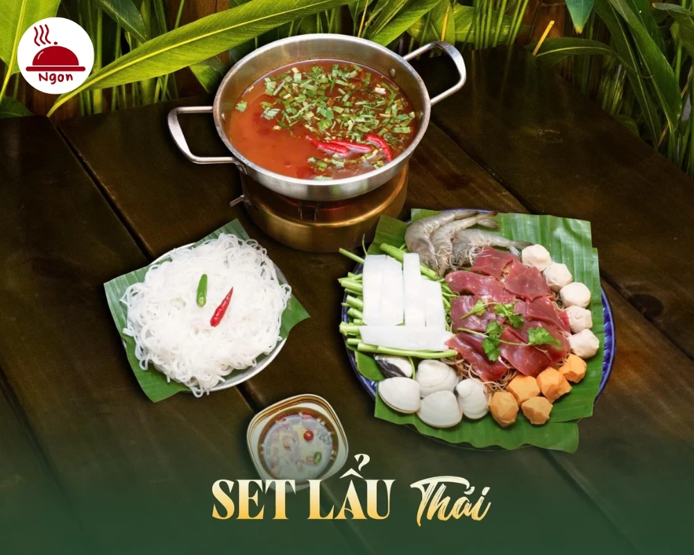 Món lẩu Thái chua cay của quán Sỏi Thái