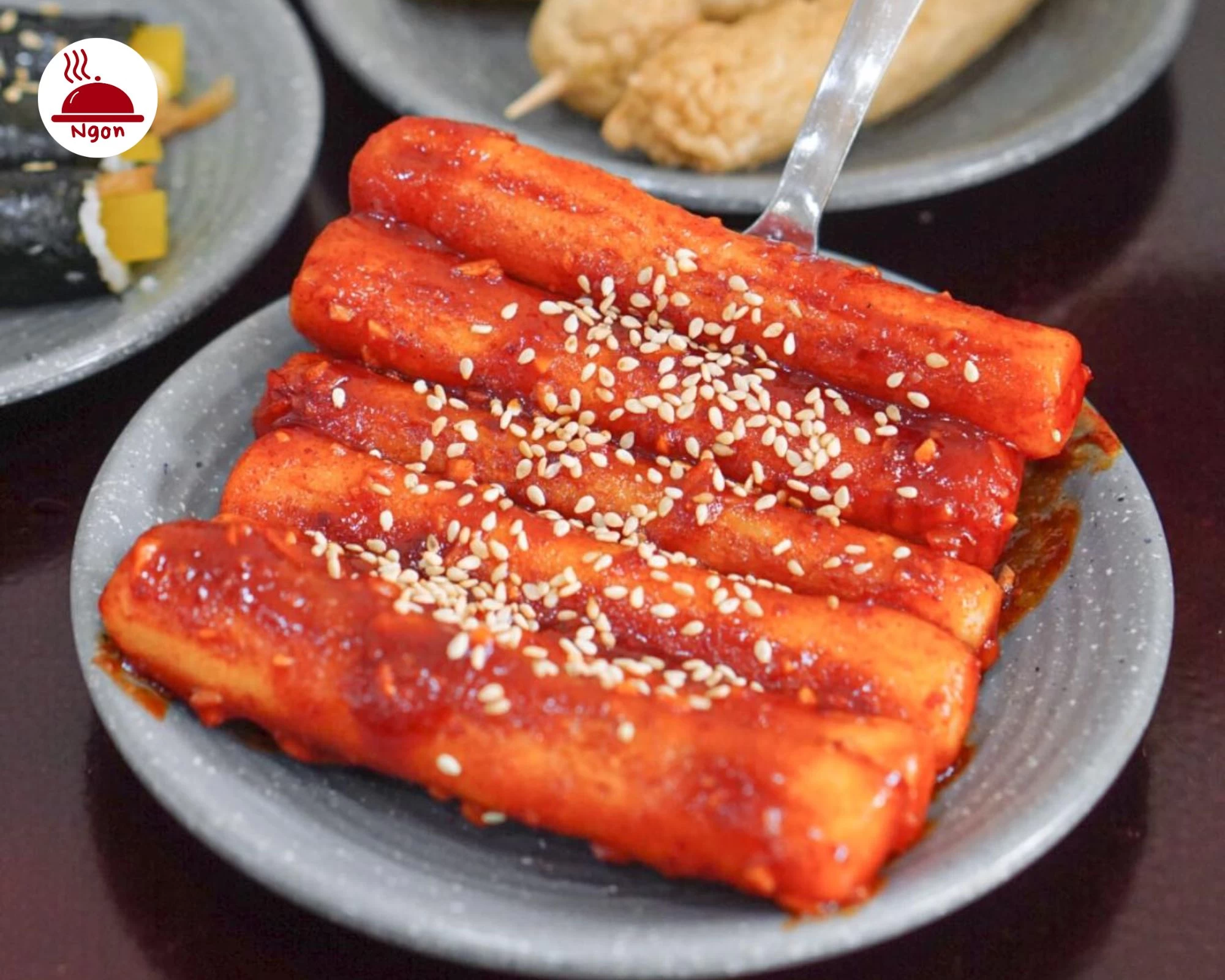 Bánh tteok nhân phô mai không cay