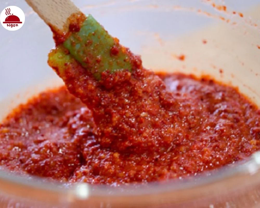 Nước sốt kim chi cải thảo