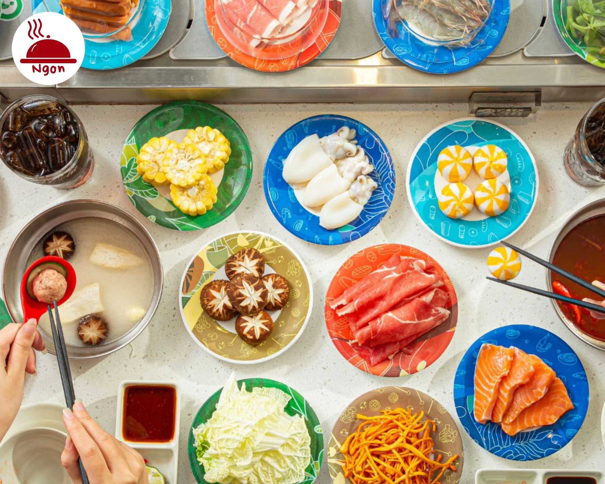 Buffet băng chuyền quận 6 Kichi Kichi mang đến sự tiện lợi và đa dạng cho bữa ăn của bạn