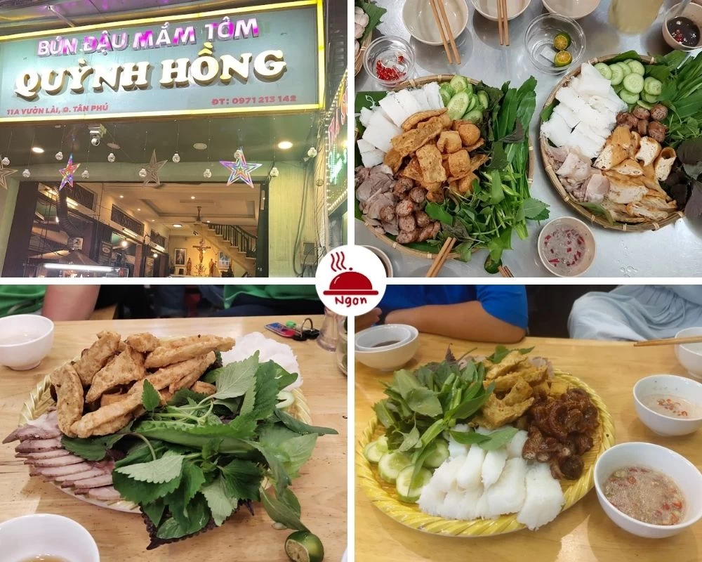 Bún đậu Quỳnh Hồng
