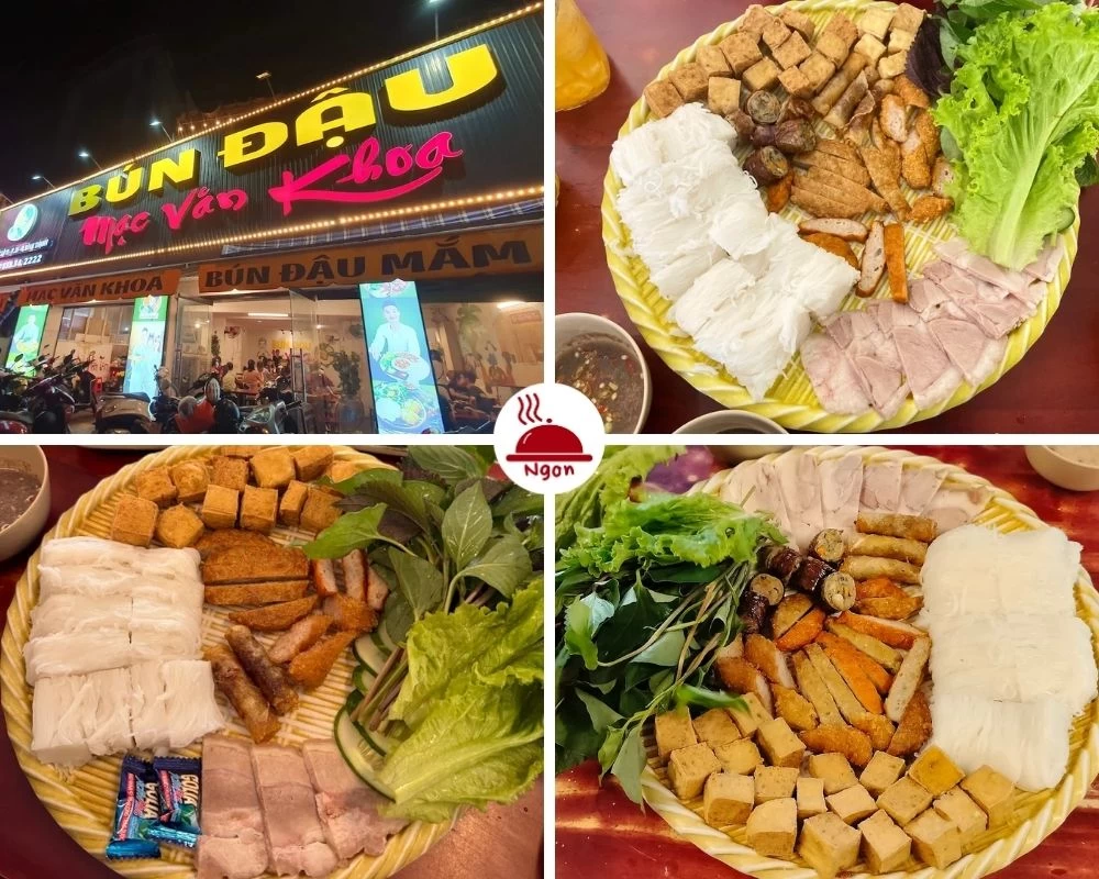 Bún đậu mắm tôm Mạc Văn Khoa
