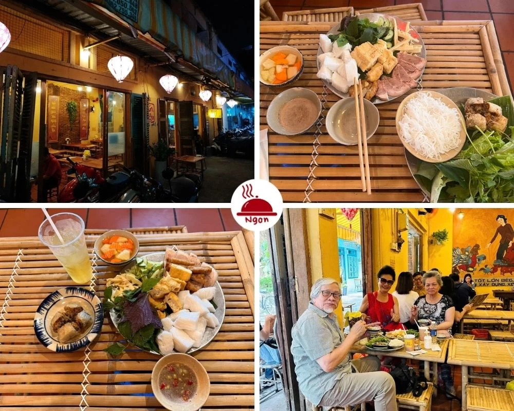 Bún đậu quán Ngõ Nhỏ Phố Nhỏ