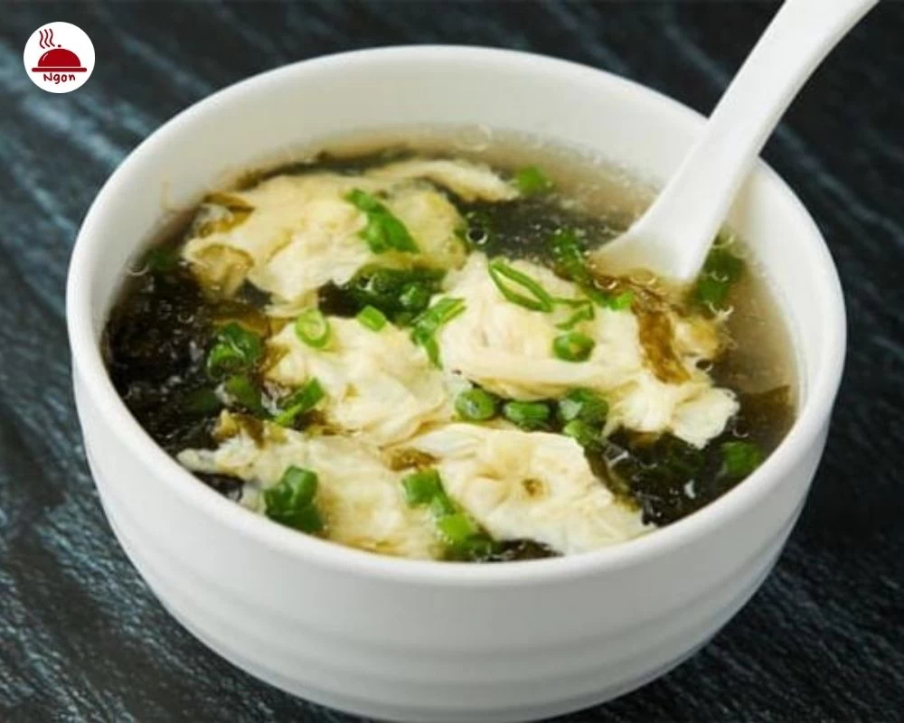 Cách nấu canh rong biển với trứng