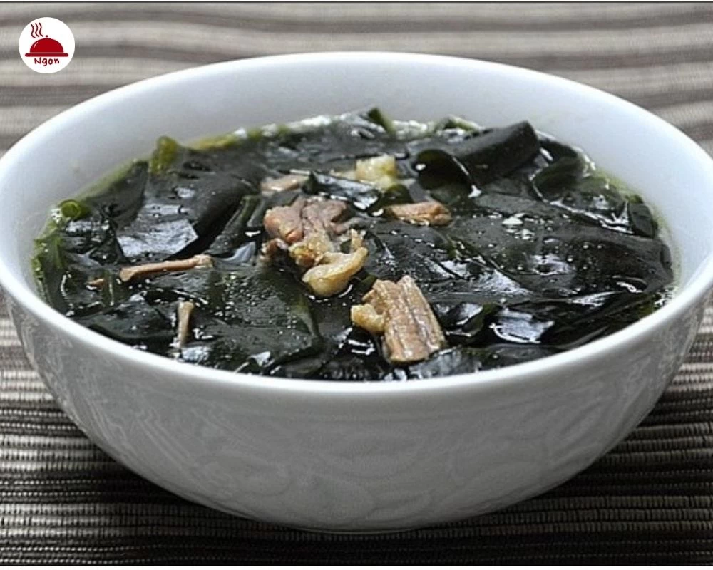 Canh rong biển thịt bò