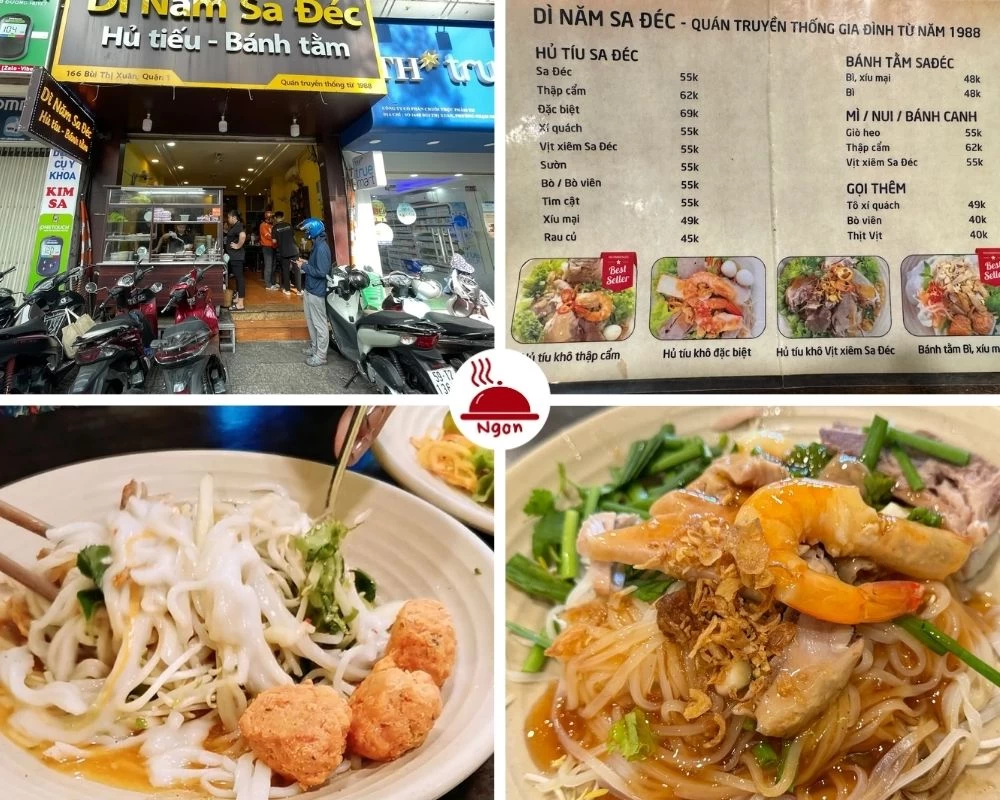 Quán Hủ tiếu Dì Năm Sa Đéc