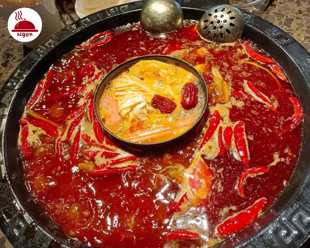 Ẩm thực Trung Quốc - lẩu cay Tứ Xuyên