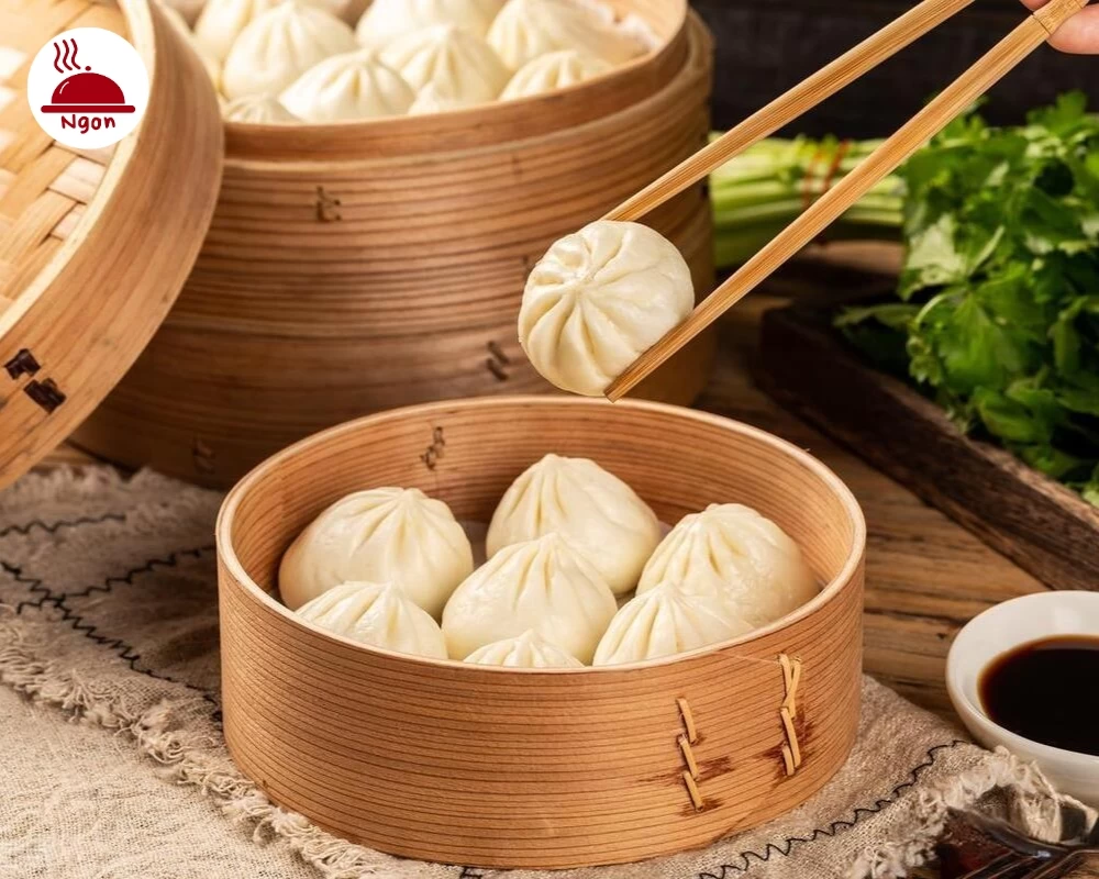 Món bánh bao Thượng Hải thơm ngon