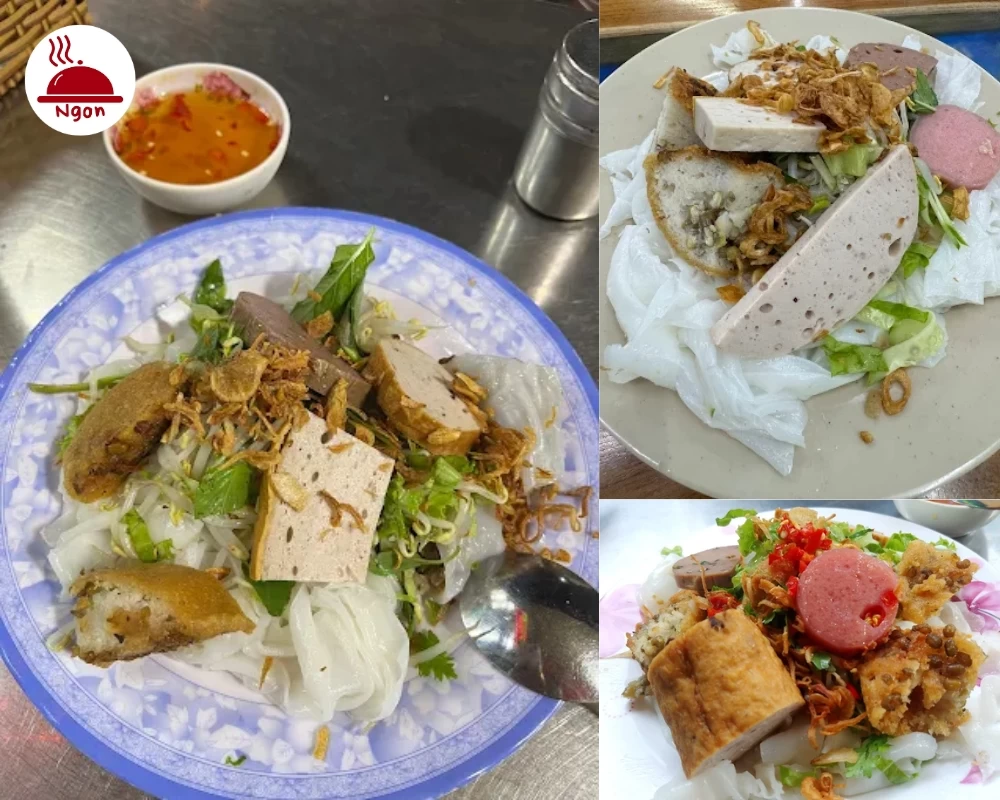 Món bánh ướt của quán Bánh Cuốn Ý Thiên