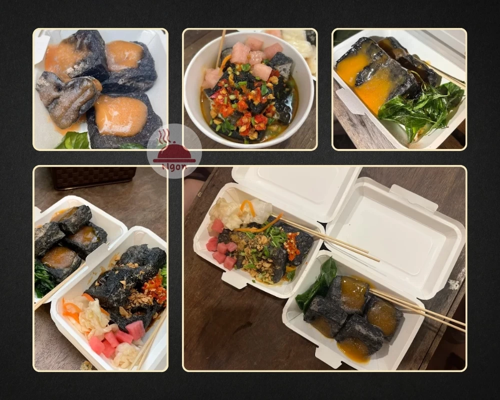 Món đậu hũ thúi của quán đậu hũ thúi Nhà Họ La
