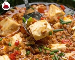 Món trứng hấp đậu hũ non với thịt