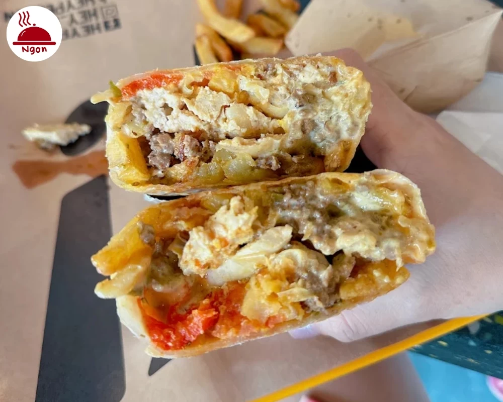 Món bánh tacos của tiệm Hey Pelo