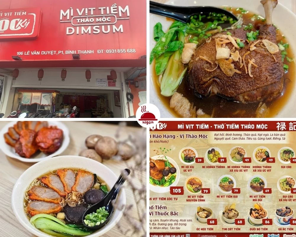 Quán Mì Vịt Tiềm Lộc Ký