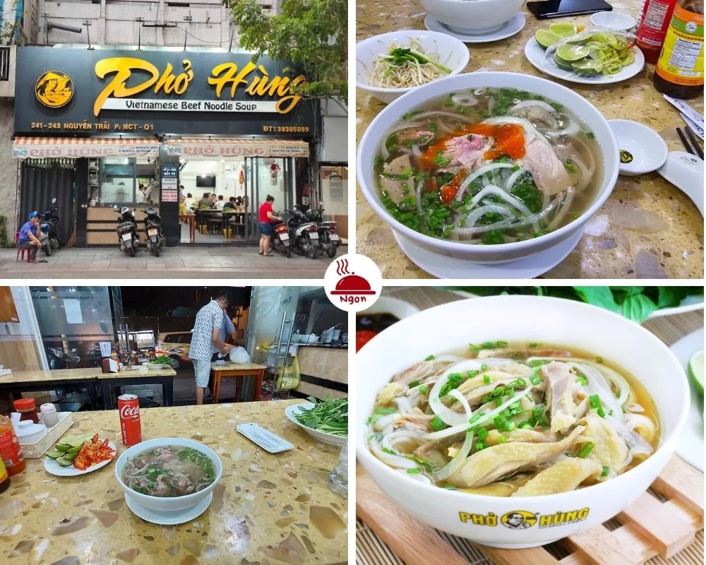 Tô phở thơm, đậm đà hương vị tại quán phở Hùng