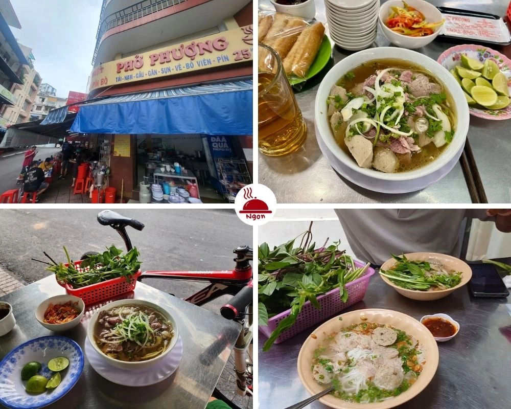 Quán phở Phượng nổi tiếng