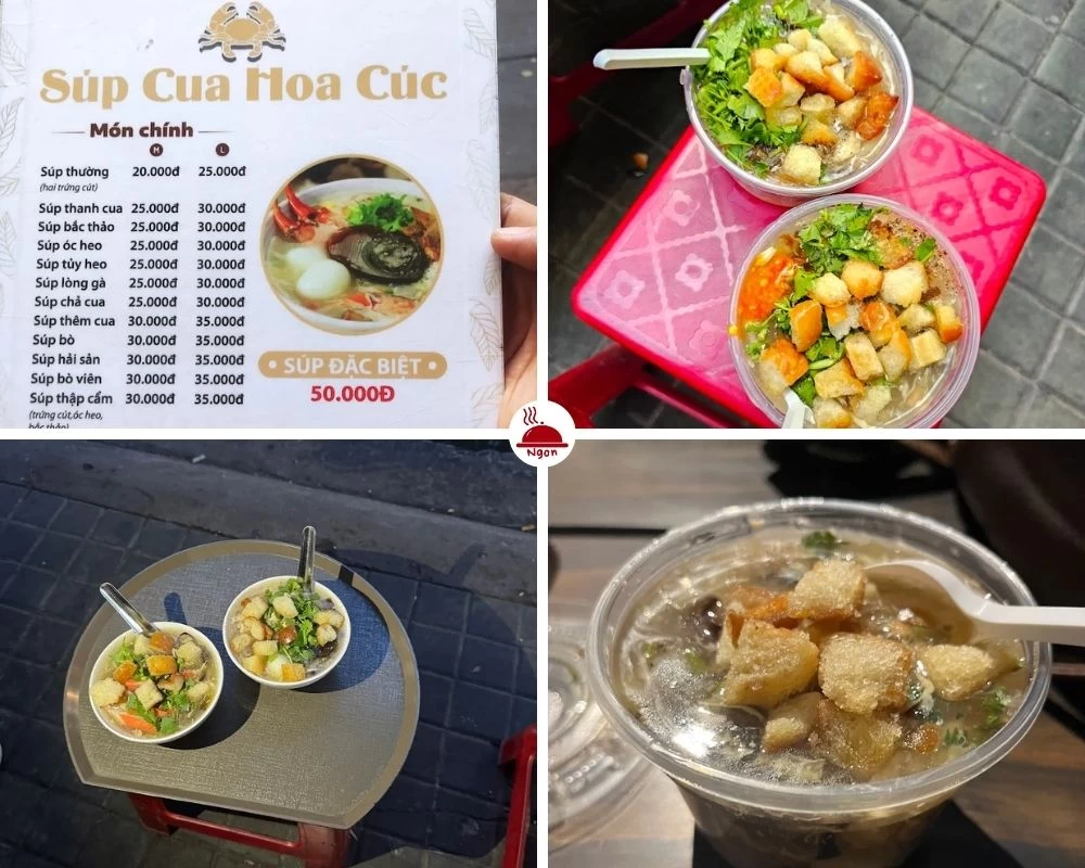 Súp Cua Hoa Cúc