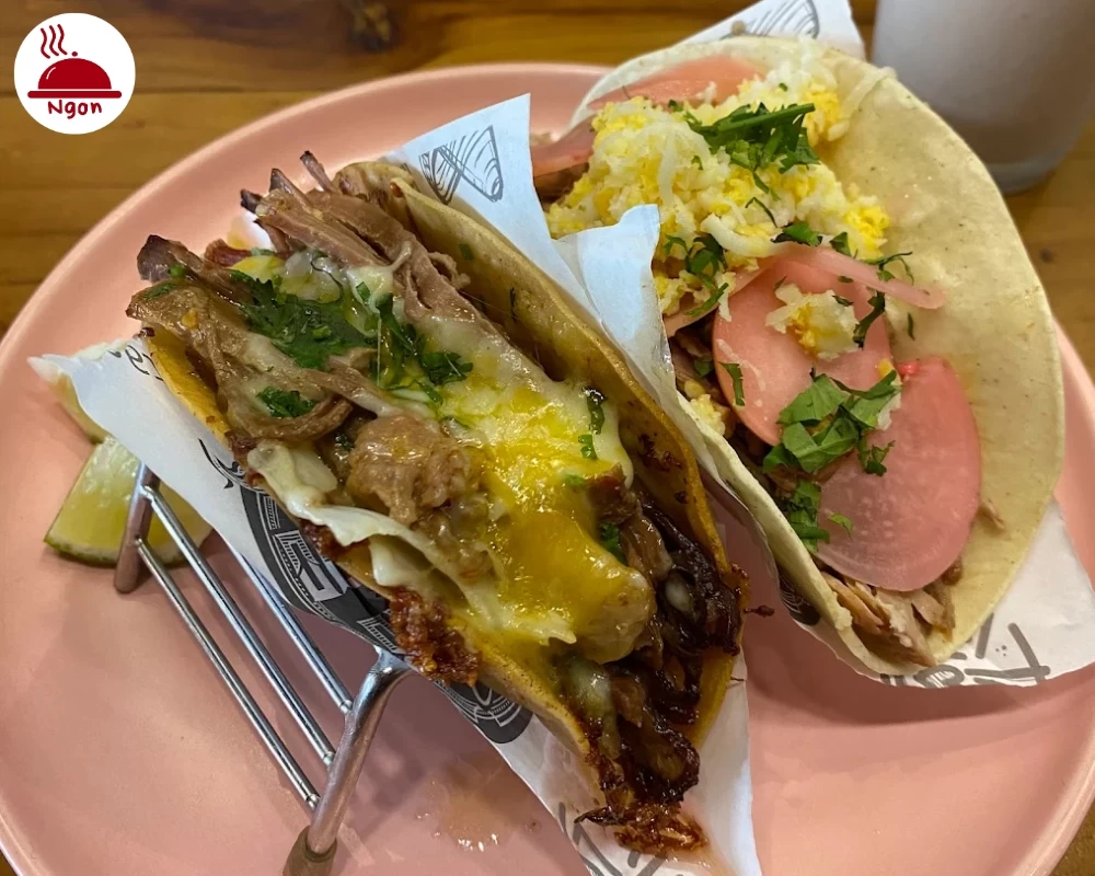 Món bánh tacos của nhà hàng Tacos Fuego