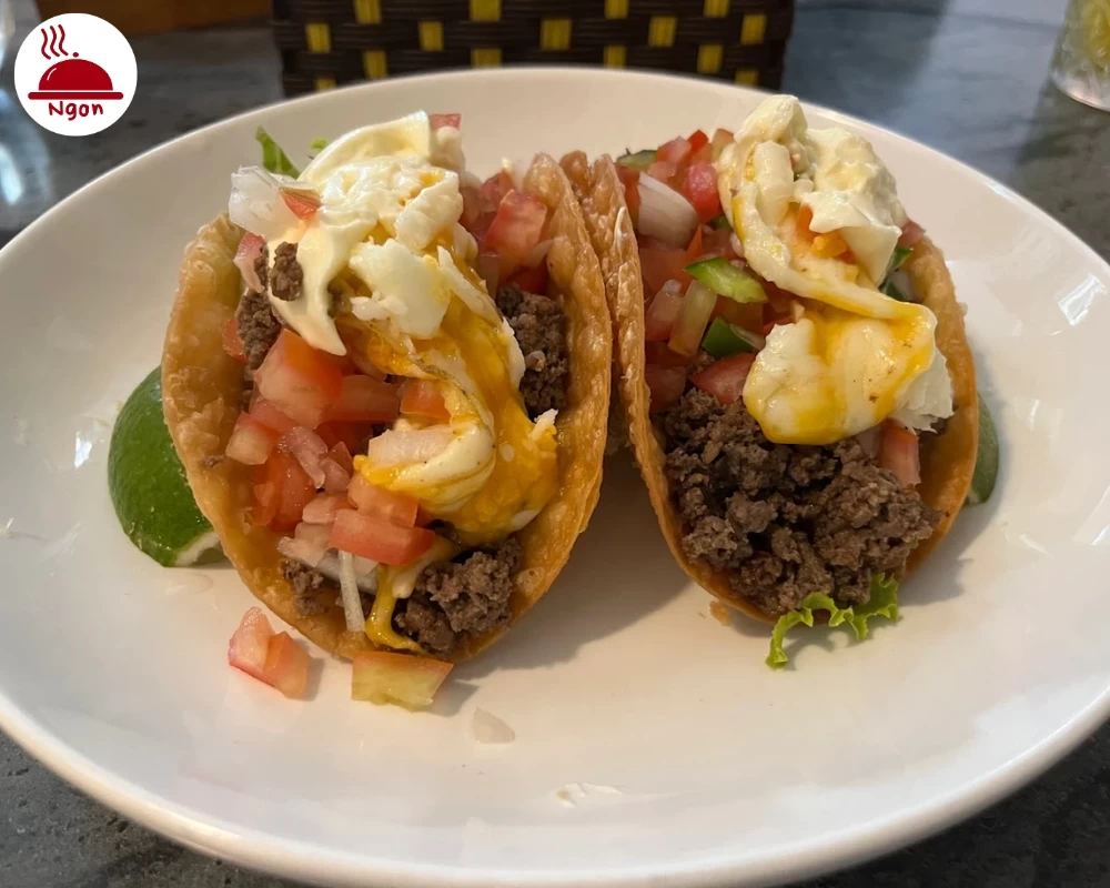 Thành phẩm bánh tacos