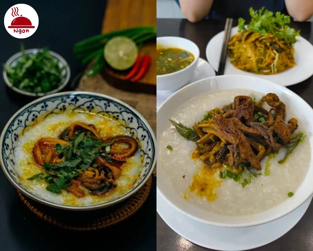 Món cháo lươn Nghệ An của quán Lươn Xứ Nghệ