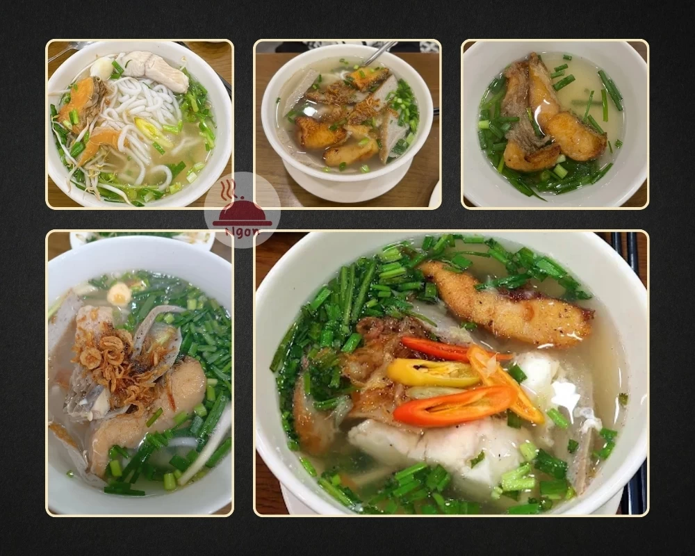 Món bánh canh cá lóc của quán Hủ Tiếu Mực
