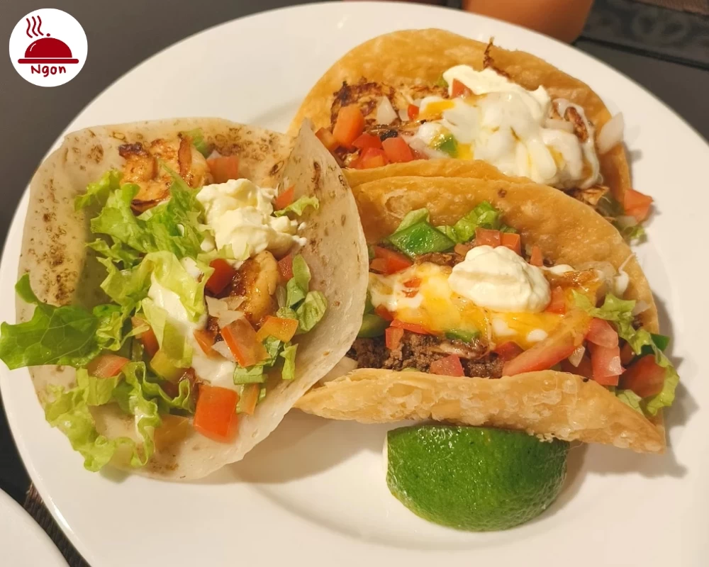 Món bánh tacos của tiệm Simple Place