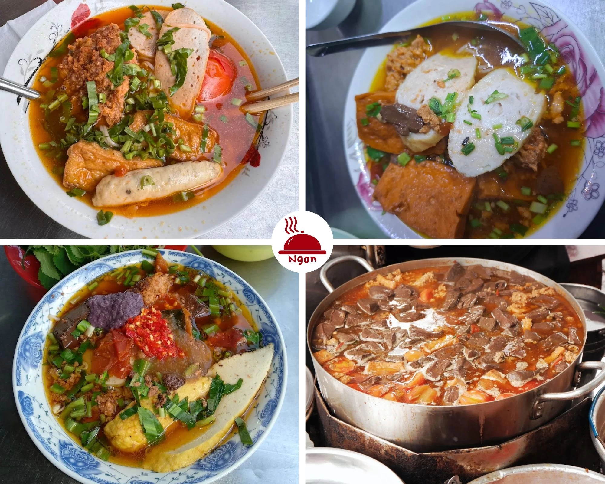 Bún riêu giò chả Thu Nga