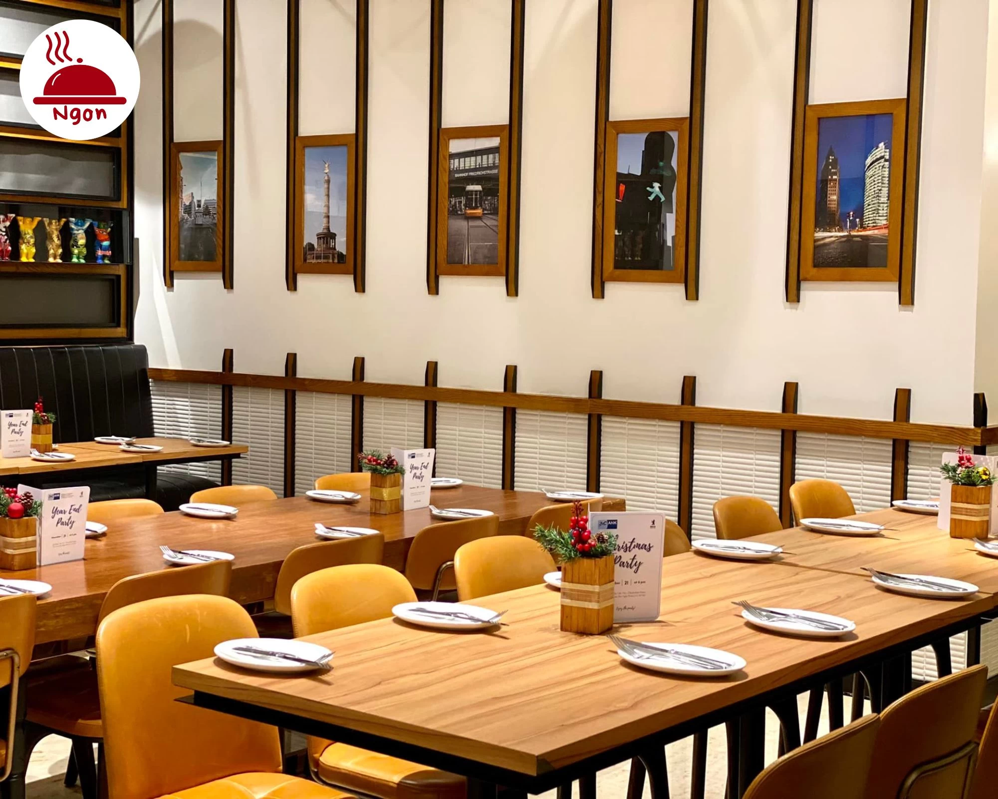 Không gian nội thất hiện đại và trẻ trung của Berlin Căn Tin