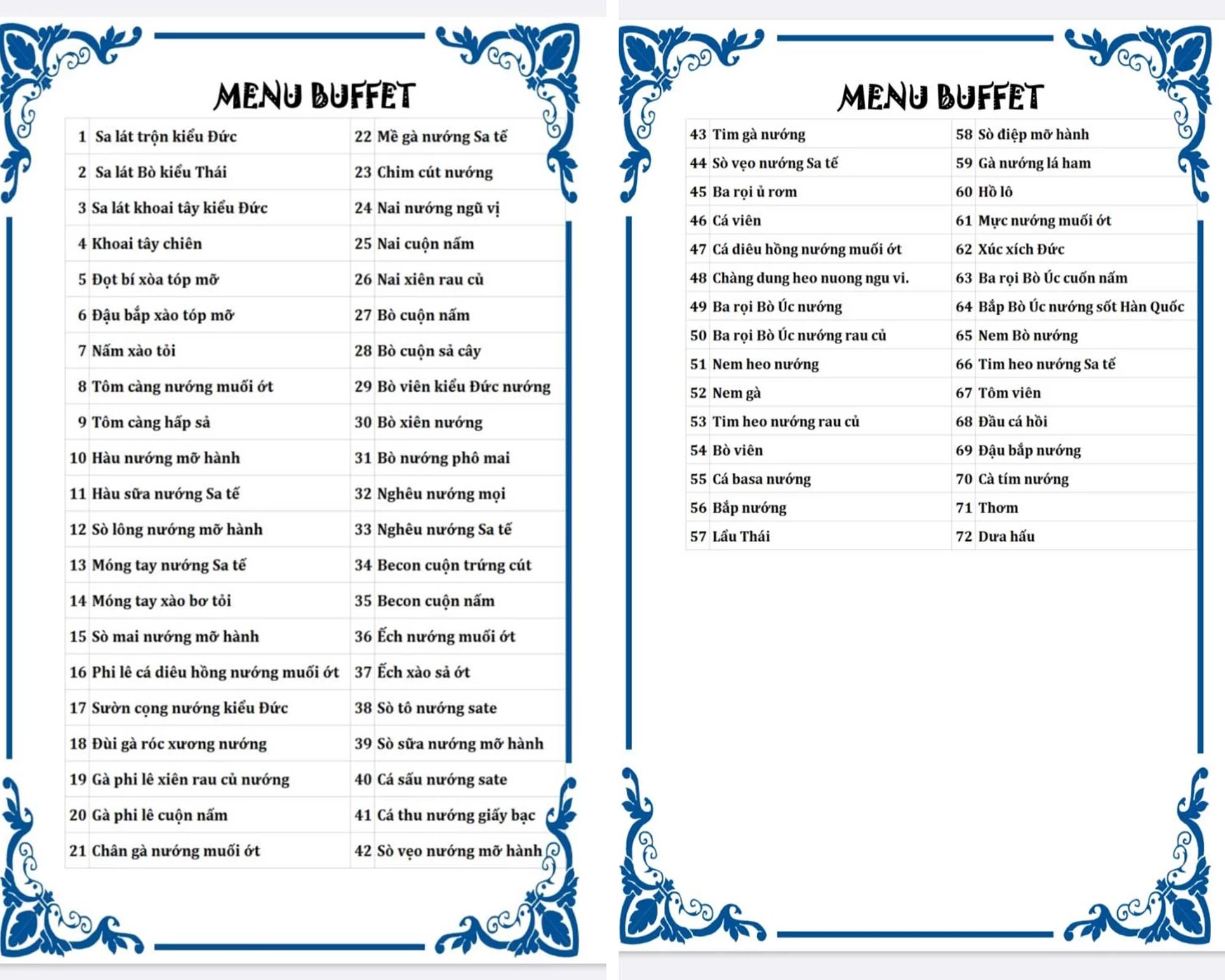 Nhà hàng Đức Sài Gòn The German Beer Hall phục vụ tiệc buffet với các món truyền thống