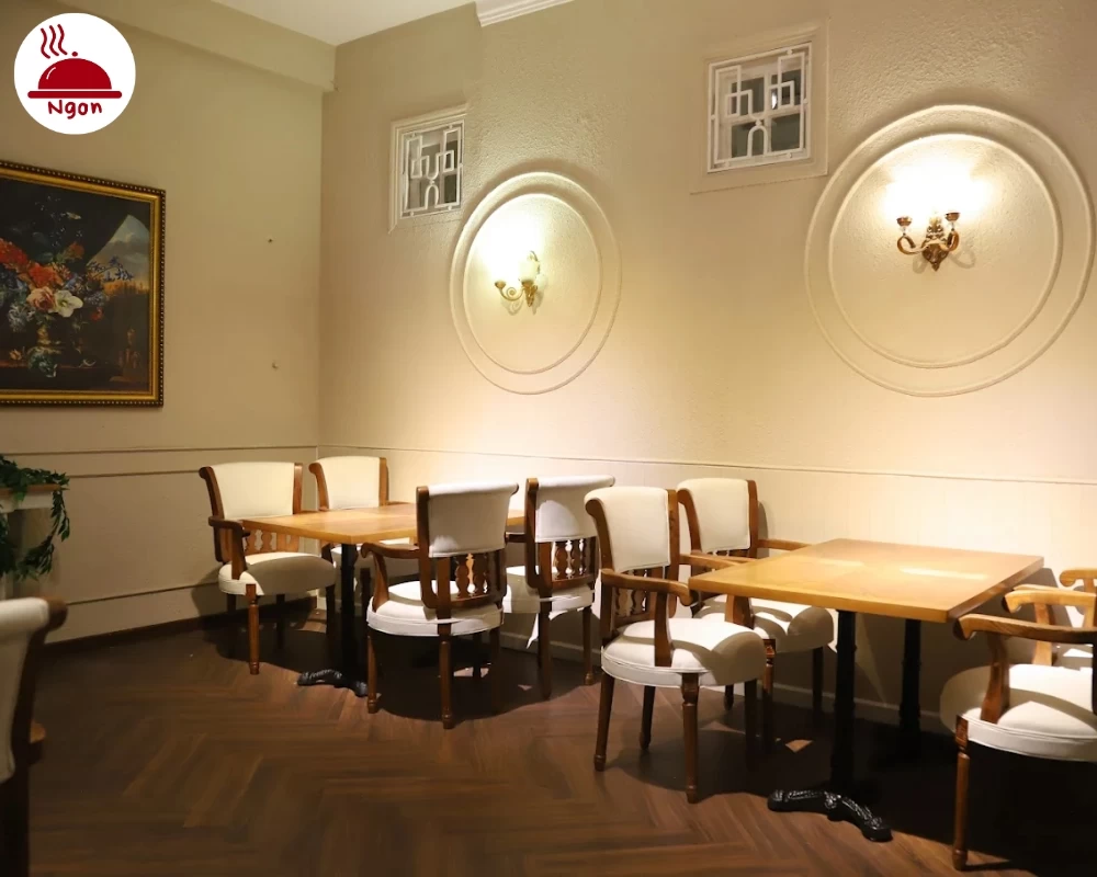 Không gian nhà hàng Chamie Steak mang tính thẩm mỹ cao