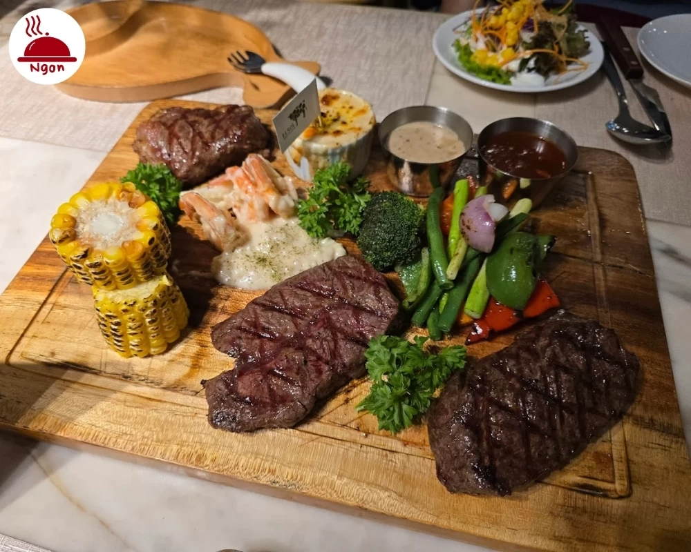 Món beefsteak của nhà hàng ELSOL Meat&Wine