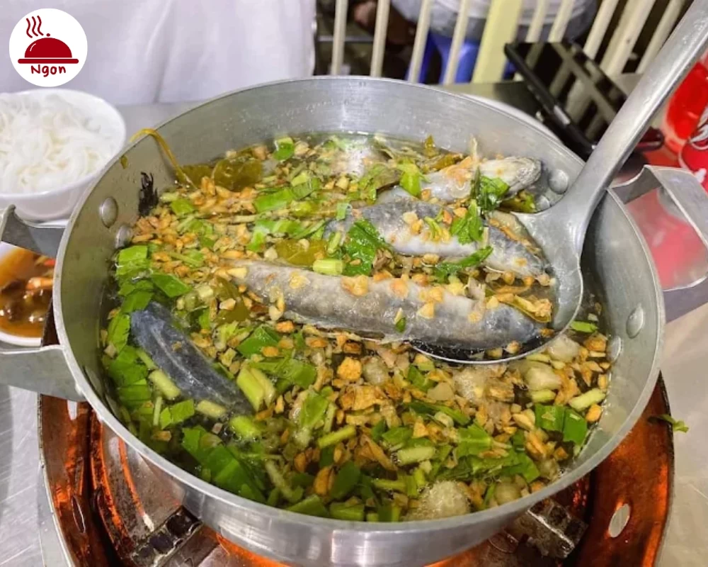 Món lẩu cá kèo của quán Lẩu Cá Kèo Bà Huyện