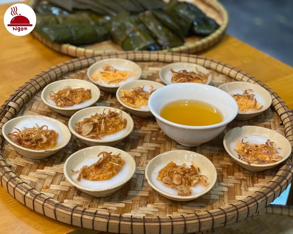 Món bánh bèo chén của quán Huế 3 Mẹt