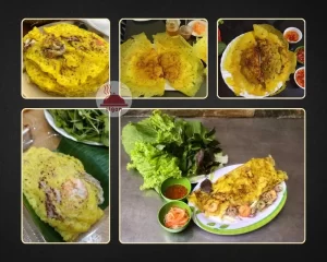Món bánh xèo của các quán