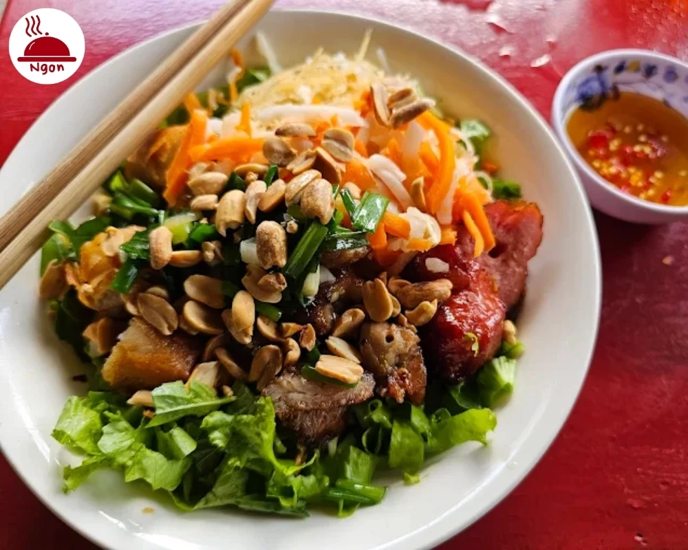 Món bún thịt nướng của quán Bún Thịt Nướng Trương Tuyền