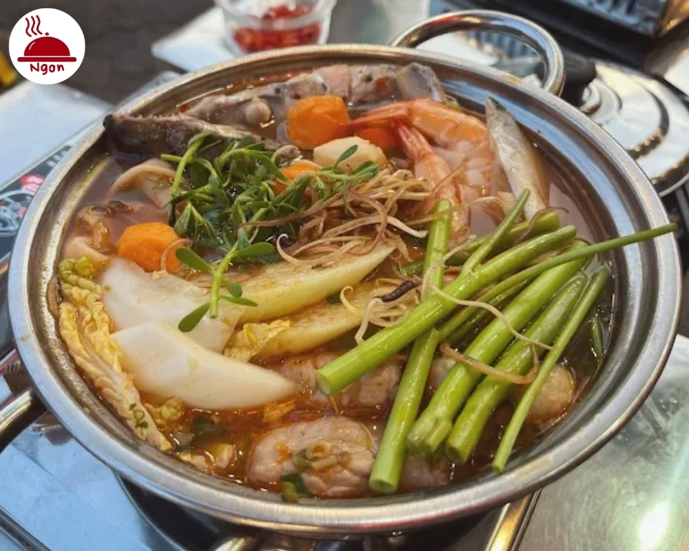 Món lẩu cá của Tiệm Lẩu Nhà An