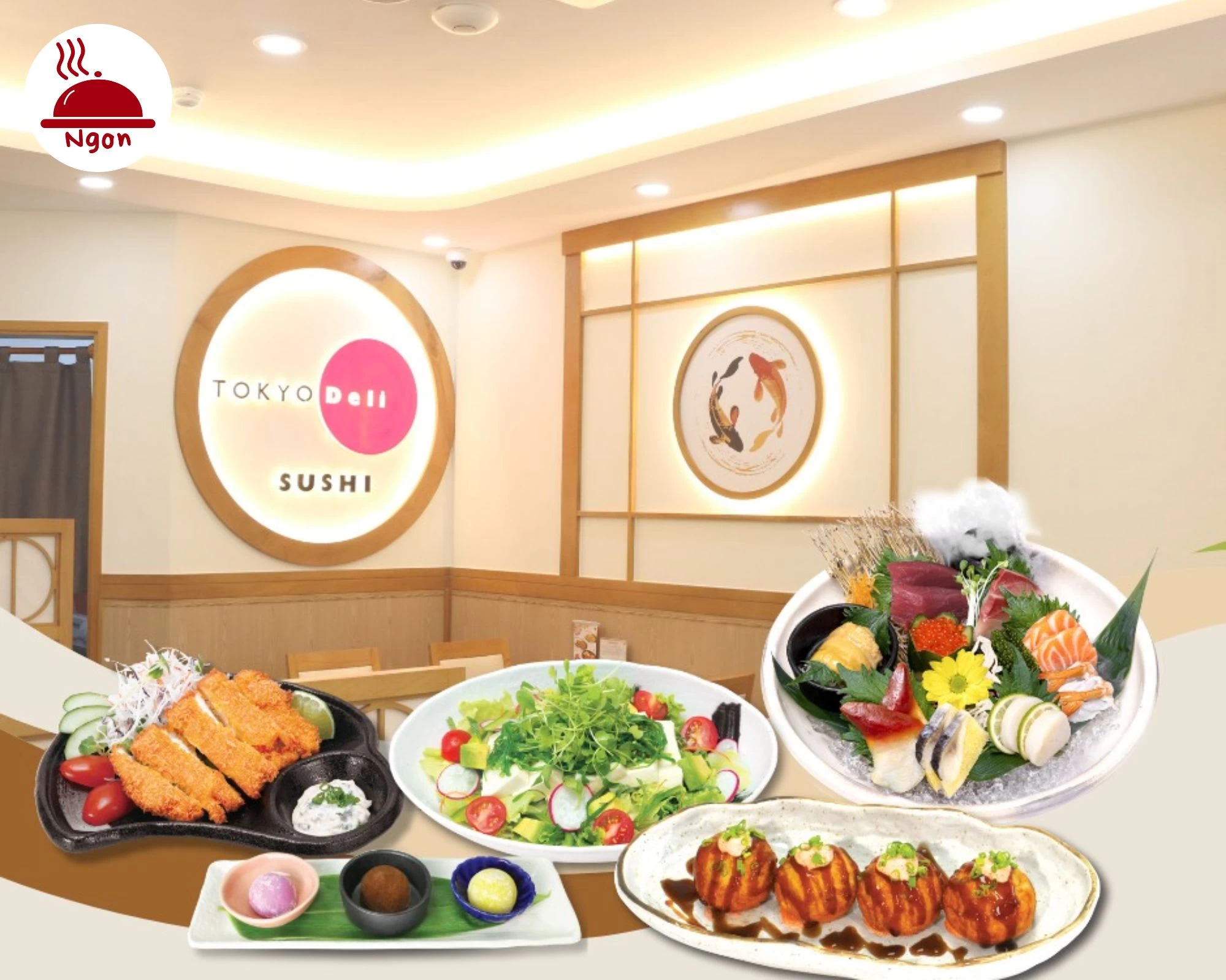 Đắm mình trong không gian ấm cúng, tinh tế và hiện đại tại nhà hàng sushi Tokyo Deli – nơi lý tưởng cho những bữa tiệc gia đình trọn vẹn